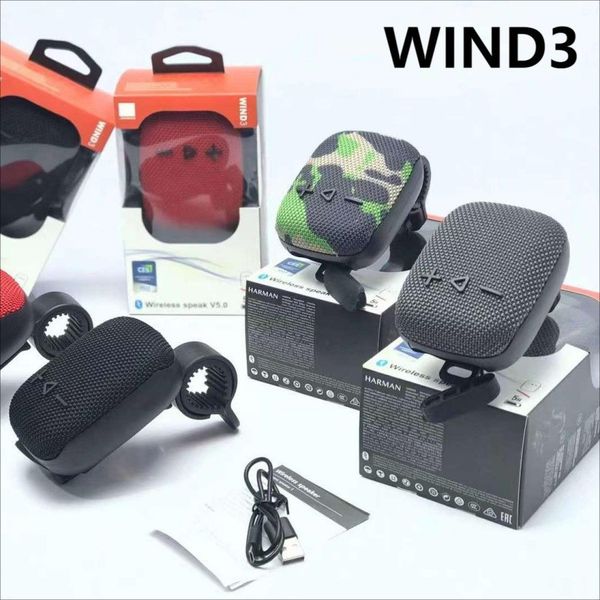 WIND3 Portable Speakers Bluetooth Outdoor bike with stand portable waterproof mini Wireless Professional Audio Stereo Bass Music
WIND3 Portable Speakers Bluetooth Outdoor bike with stand portable waterproof mini Wireless Professional Audio Stereo Bass Music
