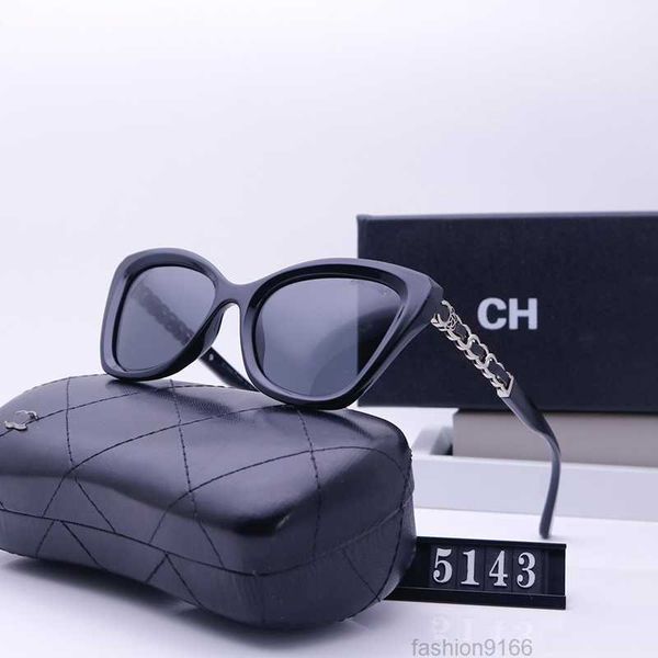 

sunglasses Luxury designer sunglasses Man Women cat eye Unisex Designer Goggle Beach Sun Glasses Retro Frame Design UV400 With Box very nice