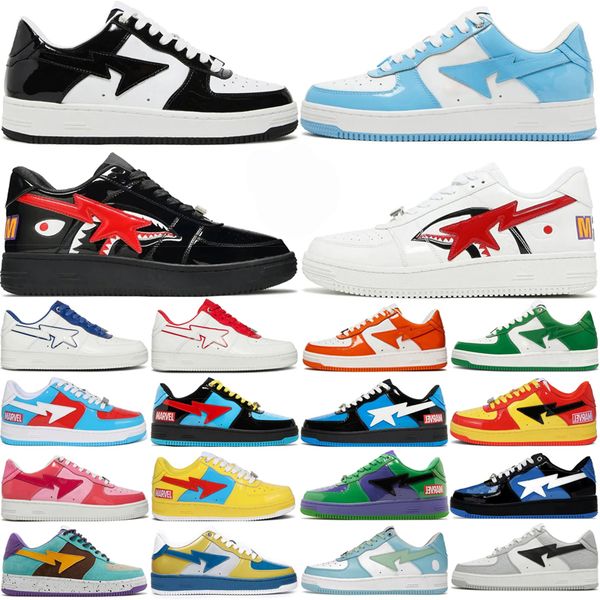Designer Casual shoes men women low Platform Black Camo Blue Grey Beige Patent Leather Camouflage Skateboarding jogging Sports Trainers Sneakers, Color 1
Designer Casual shoes men women low Platform Black Camo Blue Grey Beige Patent Leather Camouflage Skateboarding jogging Sports Trainers Sneakers, Color 1