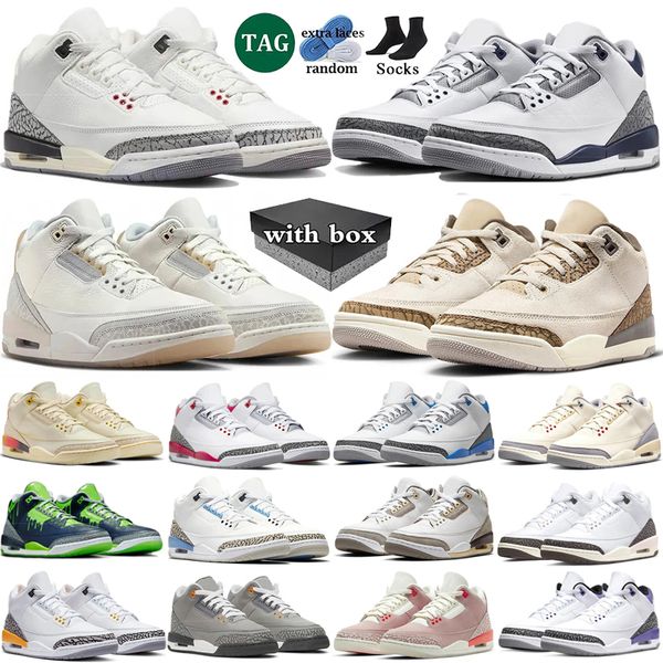 with box 3 basketball shoes mens womans 3s Ivory Midnight Navy White Cement Reimagined Racer Blue fire red unc Lucky Green mens womans sport trainers sneakers, Pink
with box 3 basketball shoes mens womans 3s Ivory Midnight Navy White Cement Reimagined Racer Blue fire red unc Lucky Green mens womans sport trainers sneakers, Pink
