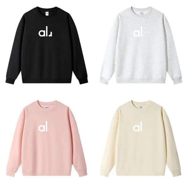 

AL Women Yoga Outfit Perfectly Oversized Sweatshirts T-shirts Sweater Loose Long Sleeve Crop Tops Fitness Workout Crew Neck Blouse Gym Ladies Womens Hoodies T, Color 11