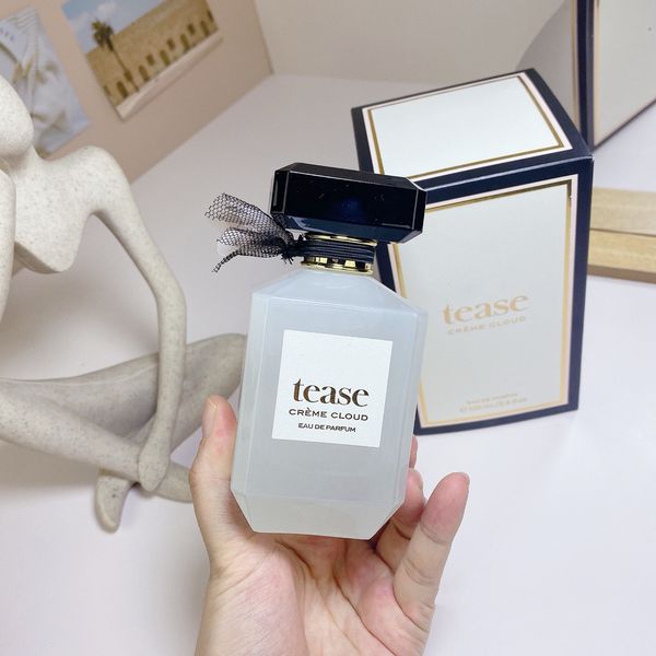 Secret Tease Perfume 100ml Creme Cloud Fragrance Woman Eau De Parfum 3.4oz Long Lasting Smell EDP Girl Women Parfum Cologne Spray Incense Anti-perspir