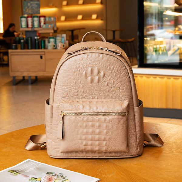Wholesale ladies shoulder bag 6 colors college wind embossed crocodile backpack outdoor trend leather casual leather student backpack large plaid handbag 706#, Khaki-706#-check
Wholesale ladies shoulder bag 6 colors college wind embossed crocodile backpack outdoor trend leather casual leather student backpack large plaid handbag 706#, Khaki-706#-check