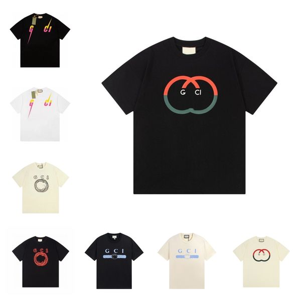 Mens T Shirts Designers Summer Loose Tees Fashion Man Casual Shirt Luxurys Clothing Street Shorts Sleeve Clothes Women Tshirts Size S-3XL, A8
Mens T Shirts Designers Summer Loose Tees Fashion Man Casual Shirt Luxurys Clothing Street Shorts Sleeve Clothes Women Tshirts Size S-3XL, A8