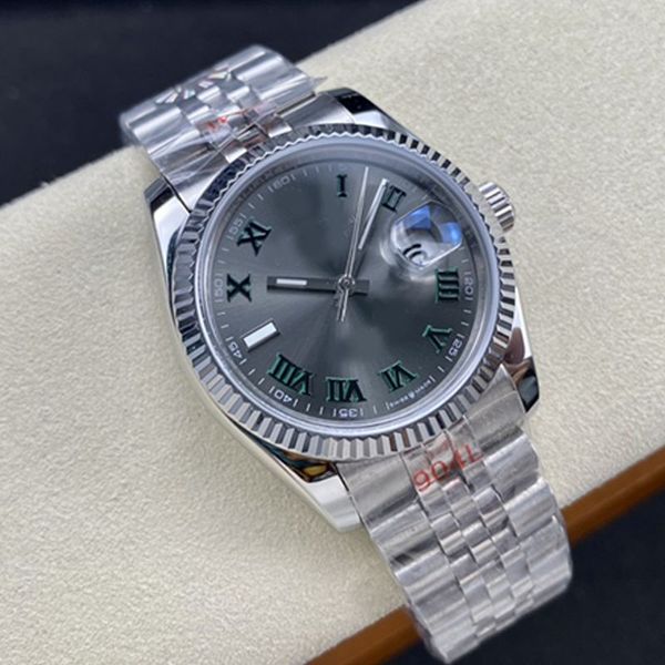 Designer men's watch with diamond automatic mechanical watch gold dial 41mm/36mm calendar 904 stainless steel strap waterproof sapphire Montre de Luxe jason 0007, Green
Designer men's watch with diamond automatic mechanical watch gold dial 41mm/36mm calendar 904 stainless steel strap waterproof sapphire Montre de Luxe jason 0007, Green