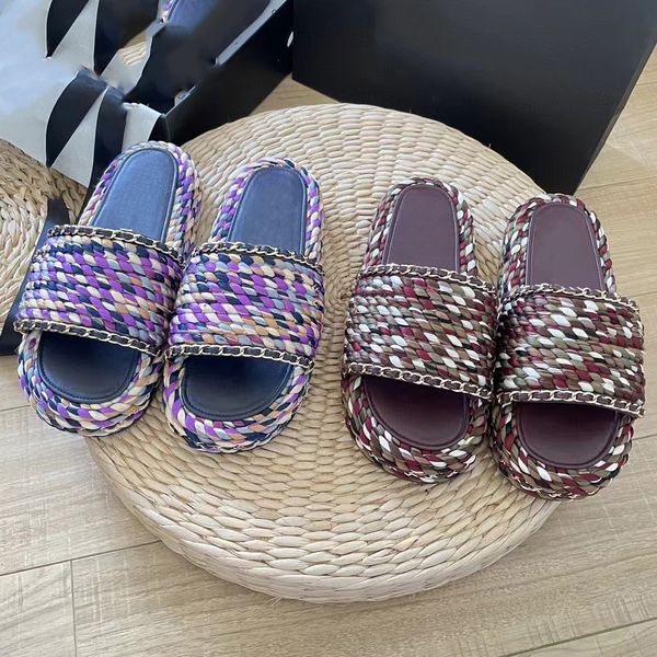Designer Sandals Men Women Luxury Slide Flats Thick Bottom Flip Flops Embroidered Printed Jelly Rubber Leather Slippers 35-41, Color#1
Designer Sandals Men Women Luxury Slide Flats Thick Bottom Flip Flops Embroidered Printed Jelly Rubber Leather Slippers 35-41, Color#1