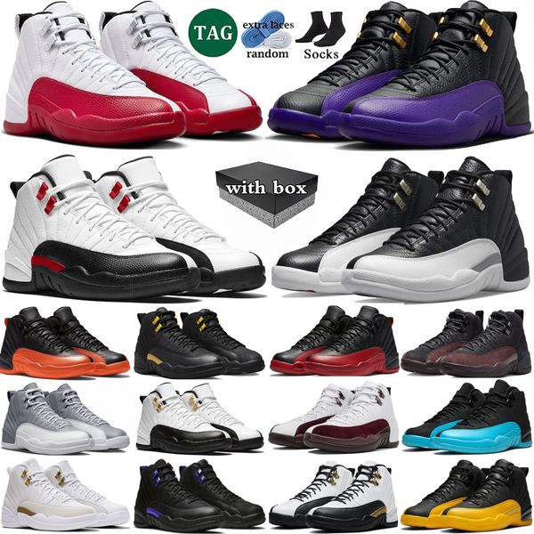 With box 12 Cherry Basketball Shoes Men 12s Red Taxi Brilliant Orange Playoffs Gamma Blue Stealth White Muslin Mens Trainers Sport Outdoor Sneakers, Color 30
With box 12 Cherry Basketball Shoes Men 12s Red Taxi Brilliant Orange Playoffs Gamma Blue Stealth White Muslin Mens Trainers Sport Outdoor Sneakers, Color 30