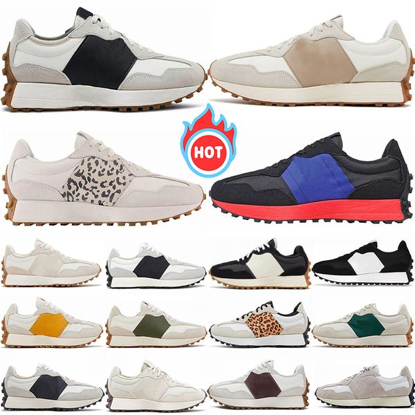 

New 327 Designer Casual Shoes Sea Sallt Moonbeam Outerspace Driftwood Black White Gum Red Sneakers mens Shoes sport size 36-45, Color 20