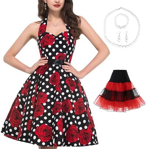 Retro 1950s Skirt A-Line Dress Tutu Flare Dress Audrey Hepburn Women's Evening Party Dress, Multi
Retro 1950s Skirt A-Line Dress Tutu Flare Dress Audrey Hepburn Women's Evening Party Dress, Multi