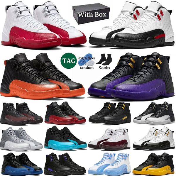 With box 12 Cherry Basketball Shoes Men 12s Red Taxi Brilliant Orange Playoffs Gamma Blue Stealth White Muslin Utility Mens Trainers Sport Outdoor Sneakers 40-47, Color 28
With box 12 Cherry Basketball Shoes Men 12s Red Taxi Brilliant Orange Playoffs Gamma Blue Stealth White Muslin Utility Mens Trainers Sport Outdoor Sneakers 40-47, Color 28