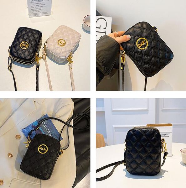 Outlet factory ladies shoulder bag 2 colors soft and light double zipper coin purse simple atmosphere solid color leather purse daily Joker rhombic handbag 583#, Black
Outlet factory ladies shoulder bag 2 colors soft and light double zipper coin purse simple atmosphere solid color leather purse daily Joker rhombic handbag 583#, Black
