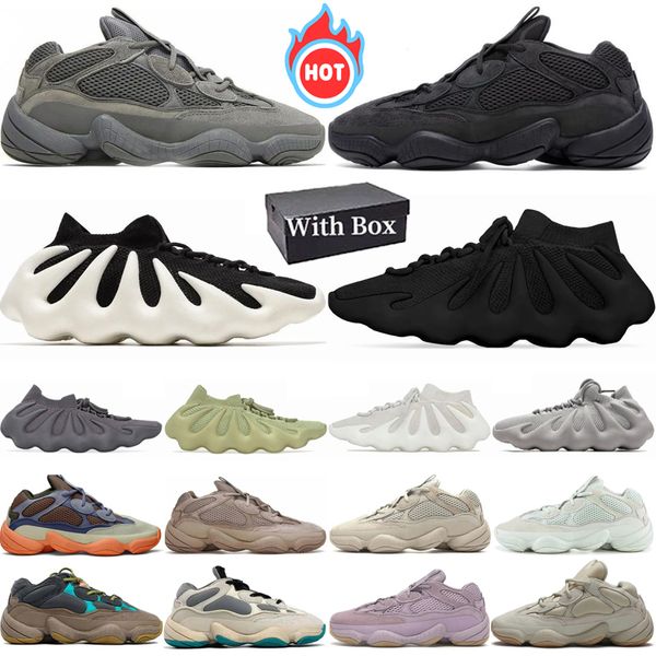 

With Box Designer 500 450 running shoes men women cloud white 500s Utility Black Bone White Salt Blush Ash Grey Clay Brown Granite mens trainers outdoor sneakers 36-45, Color 11