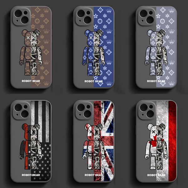 Trendy Bear Phone Case for iPhone 15 14 13 12 11 Pro Xs X XR Max 8 7 SE Strong Silicone Cases Soft Back Cover, S232p5black
Trendy Bear Phone Case for iPhone 15 14 13 12 11 Pro Xs X XR Max 8 7 SE Strong Silicone Cases Soft Back Cover, S232p5black