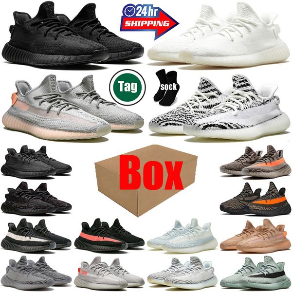 

Designer With Box Onyx Bone outdoor running shoes for men women mens zebra Dazzling Blue Salt Bred Oreo mens womens trainers sneakers runners, Pewter