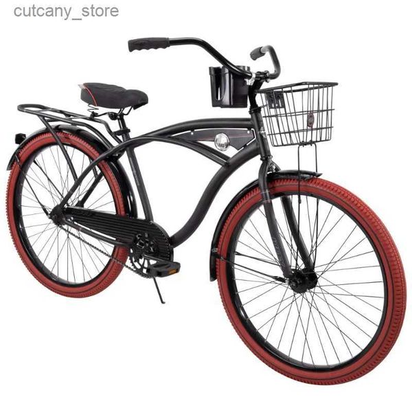 Bikes Ride-Ons Huffy 26 Nel Lusso Mens Cruiser Bike Matte Black bicyc carbon road bike bicycs bikes L240319
Bikes Ride-Ons Huffy 26 Nel Lusso Mens Cruiser Bike Matte Black bicyc carbon road bike bicycs bikes L240319