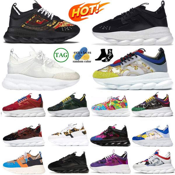 2024 Chain reaction casual shoes men women designer sneakers platform shoe triple Yellow Orange black Bluette Baroque Print Tartan mens womens outdoor trainers, Item#8
2024 Chain reaction casual shoes men women designer sneakers platform shoe triple Yellow Orange black Bluette Baroque Print Tartan mens womens outdoor trainers, Item#8