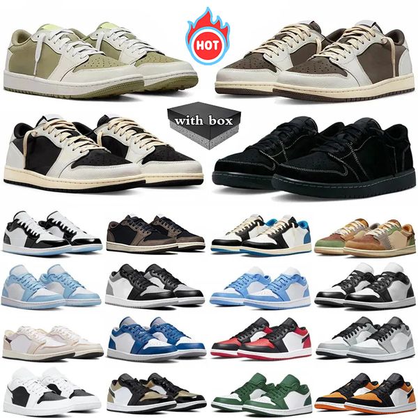 With box 1 Basketball Shoes Men Women Mens 1s Black Phantom Golf Olive Reverse Dark Mocha panda Wolf Grey unc Shadow Toe Trainers Sport Sneakers, Color 13
With box 1 Basketball Shoes Men Women Mens 1s Black Phantom Golf Olive Reverse Dark Mocha panda Wolf Grey unc Shadow Toe Trainers Sport Sneakers, Color 13