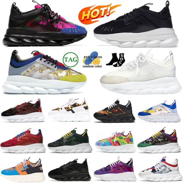 2024 Chain reaction casual shoes men women designer sneakers platform shoe triple white Orange Bluette Gold blue Baroque Print Tartan mens womens outdoor trainers, Item#1
2024 Chain reaction casual shoes men women designer sneakers platform shoe triple white Orange Bluette Gold blue Baroque Print Tartan mens womens outdoor trainers, Item#1