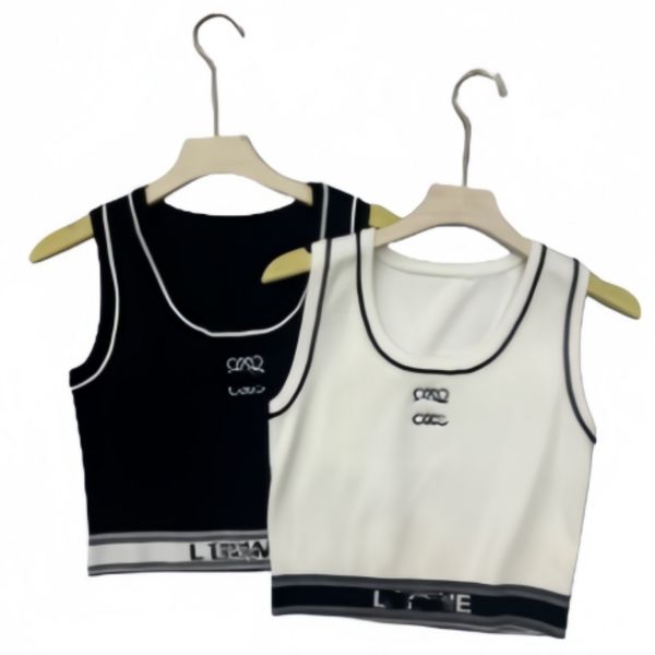 Designer Clothes For Women Croptop Designer Tank Top Embroidered Vest Womens Sleeveless Breathable Knitted Ice Silk, Black
Designer Clothes For Women Croptop Designer Tank Top Embroidered Vest Womens Sleeveless Breathable Knitted Ice Silk, Black
