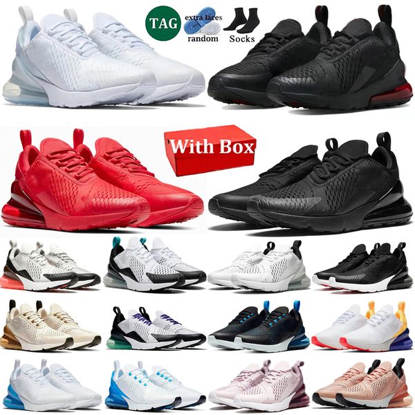With box max 270 270s Running Shoes Men Women Triple Black White Navy Bule Barely Rose Laser Orange Pink University Red Men Sports Sneakers Trainers Outdoor shoes 36-45, Color 2
With box max 270 270s Running Shoes Men Women Triple Black White Navy Bule Barely Rose Laser Orange Pink University Red Men Sports Sneakers Trainers Outdoor shoes 36-45, Color 2