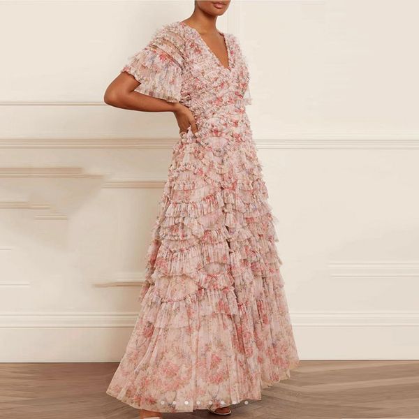 princess party evening beach women lady dresses formal prom deep v neck vintage grace summer dress wholesale factory price 0536, Photo 1
princess party evening beach women lady dresses formal prom deep v neck vintage grace summer dress wholesale factory price 0536, Photo 1