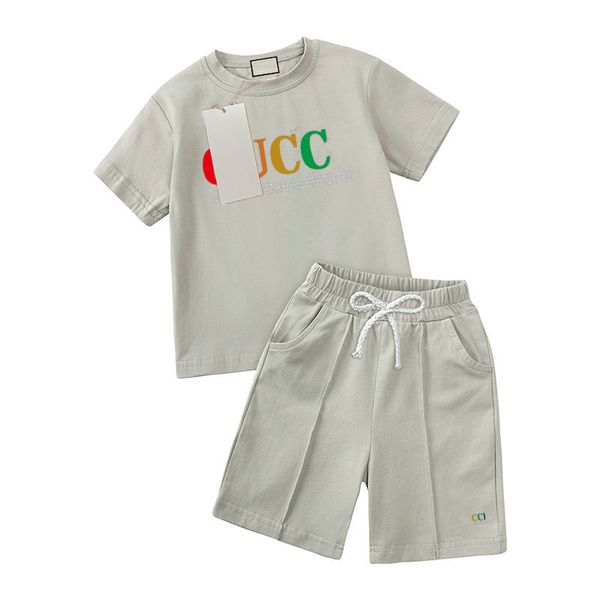 2pcs New Kids Clothing Sets Summer Brand Print Baby Boy Sport Outfits Children Clothes Sets Clothing T-shirt Shorts Set for Toddler Girls, Gray
2pcs New Kids Clothing Sets Summer Brand Print Baby Boy Sport Outfits Children Clothes Sets Clothing T-shirt Shorts Set for Toddler Girls, Gray