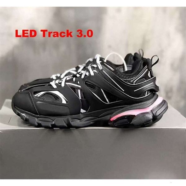 

Factory direct sale Dress Shoes Led Track 3 3.0 Shoe Men Women Sneakers Triple Black White Pink Blue Orange Yellow Green Tess.s. Gomma Sneaker Tracks Sports, Color 2