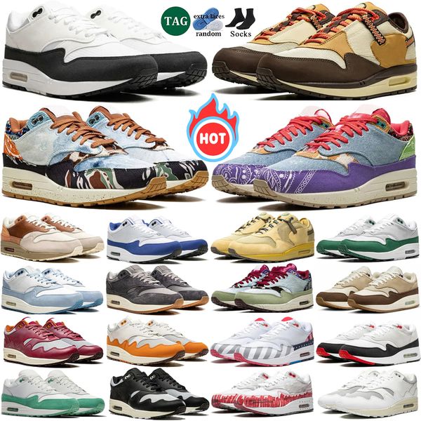 Max 1 87 Mens Sneakers Running Shoes Maxs White Black Noise Aqua University Red Blue Stadium Maroon Pink Brown Womens Trainers size 36-45, Color 9
Max 1 87 Mens Sneakers Running Shoes Maxs White Black Noise Aqua University Red Blue Stadium Maroon Pink Brown Womens Trainers size 36-45, Color 9