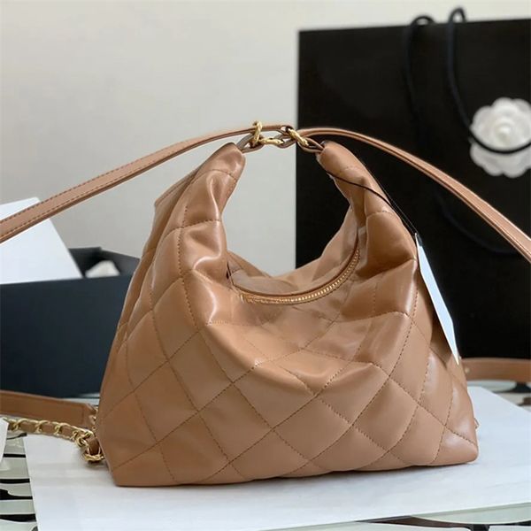 Luxury Hobo bag Designer Crossbody Bag handbag 27CM Genuine leather Underarm Bag Chain Bag Top-level Replication Shoulder Bags With Box CH128, Black
Luxury Hobo bag Designer Crossbody Bag handbag 27CM Genuine leather Underarm Bag Chain Bag Top-level Replication Shoulder Bags With Box CH128, Black