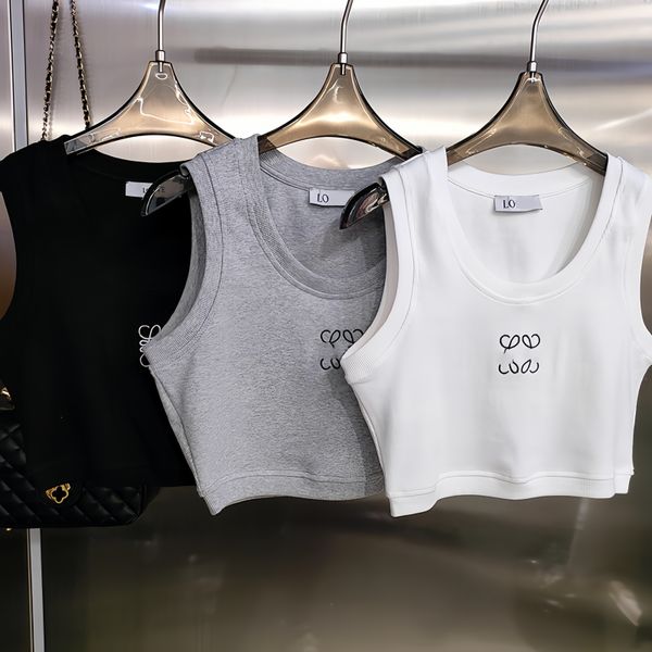 womens designer clothing crop top womens clothes embroidered logo letter camisole vest for womens sleeveless knitted ice silk bottom top for external wear, Gray
womens designer clothing crop top womens clothes embroidered logo letter camisole vest for womens sleeveless knitted ice silk bottom top for external wear, Gray