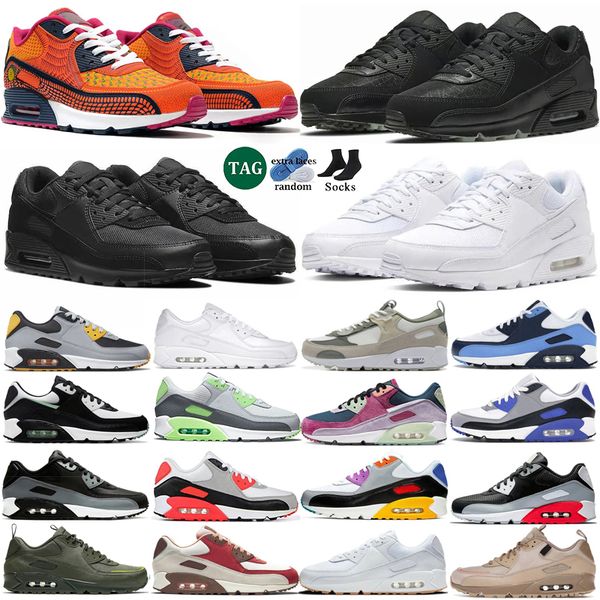 max 90 90s designer Mens Sneakers Running Shoes men woman Day of the Dead Grey White Mesh Triple White black UNC mens Womens sport Outdoor sneakers Trainers size 36-45, Color 27
max 90 90s designer Mens Sneakers Running Shoes men woman Day of the Dead Grey White Mesh Triple White black UNC mens Womens sport Outdoor sneakers Trainers size 36-45, Color 27