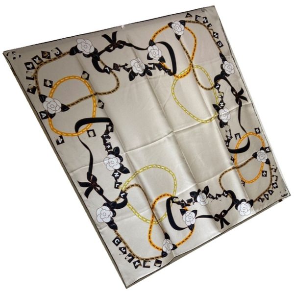 Famous fashion brand 2C designer 100% twill silk women 90CM square scarf fashion simple letter camellia chain series pattern square scarf women shawl headscarf 2024
Famous fashion brand 2C designer 100% twill silk women 90CM square scarf fashion simple letter camellia chain series pattern square scarf women shawl headscarf 2024