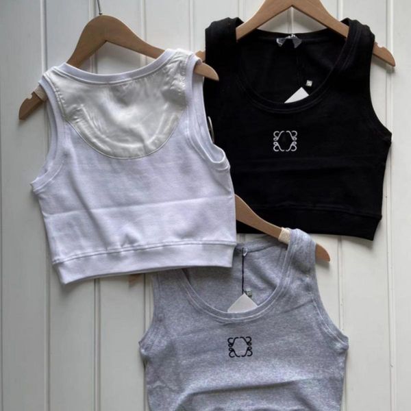 AAA Tanktop Womens Tanks knits Black White Stripe Summer Short Letter Sexy Slim Tops Sleeveless Workout Ladies Designer Elastic Sports loweve tank top
AAA Tanktop Womens Tanks knits Black White Stripe Summer Short Letter Sexy Slim Tops Sleeveless Workout Ladies Designer Elastic Sports loweve tank top