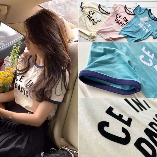 Designer Clothes Women CE T Shirt Casual Summer Man Womens trend Tees Letters letter print classic Short Sleeves tshirt Top Luxury Men Hip Hop quality clothes, Sky blue
Designer Clothes Women CE T Shirt Casual Summer Man Womens trend Tees Letters letter print classic Short Sleeves tshirt Top Luxury Men Hip Hop quality clothes, Sky blue