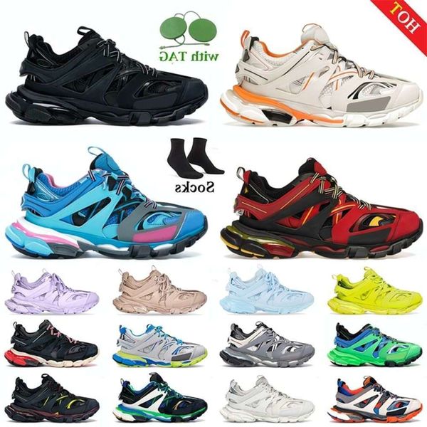 

Factory direct sale Fashion Track 3 Casual Shoes Triple s 3.0 Platform Black White Green Pink Dark Blue Cool Grey Cement Beige Rainbow Shadow, B6 triple red 3645