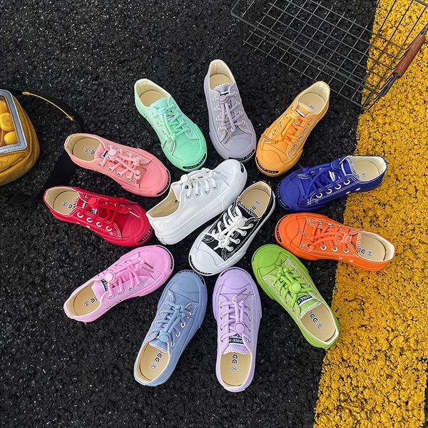 2024 Spring Autumn New Children Canvas Kids Designer Baby Trainers Girls Small White Boys Candy Color Fashion Casual Shoes, Yellow
2024 Spring Autumn New Children Canvas Kids Designer Baby Trainers Girls Small White Boys Candy Color Fashion Casual Shoes, Yellow