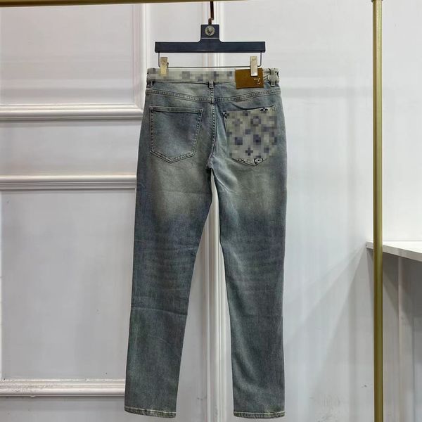 Spring and summer Slim small leg jeans simple European high-end tide brand heavy process washing European goods elasticity, Blue
Spring and summer Slim small leg jeans simple European high-end tide brand heavy process washing European goods elasticity, Blue