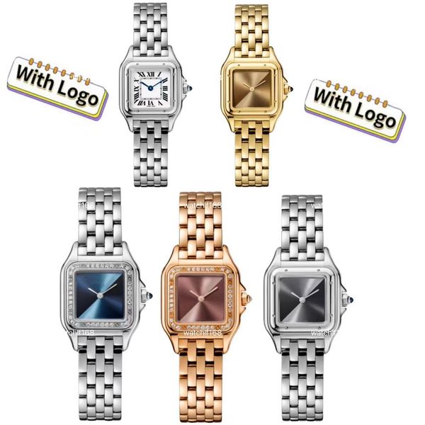Women Watch for Ladies New Designer Watches Square Panthere Fashion Quartz Movement Watches Women Tank Gold Silver Watches Montre De Luxe Business C318 with Box, Gray
Women Watch for Ladies New Designer Watches Square Panthere Fashion Quartz Movement Watches Women Tank Gold Silver Watches Montre De Luxe Business C318 with Box, Gray