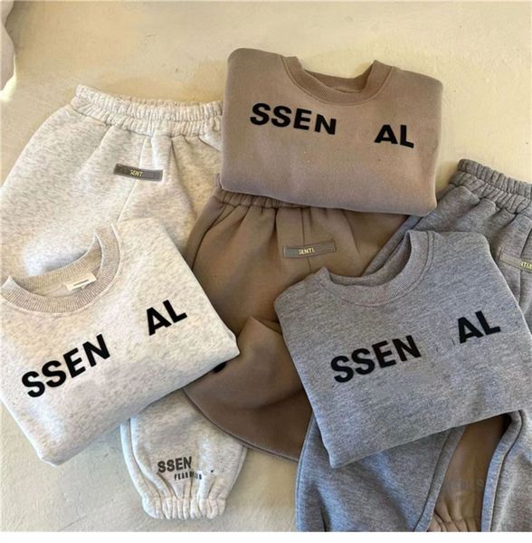 

Sweaters Kids Clothing Sets Hoodies Thicken Fashion Winter Autumn Girl Boy Clothes Baby Toddler Cotton Outwear Tops Children Sweatshirts, Light grey