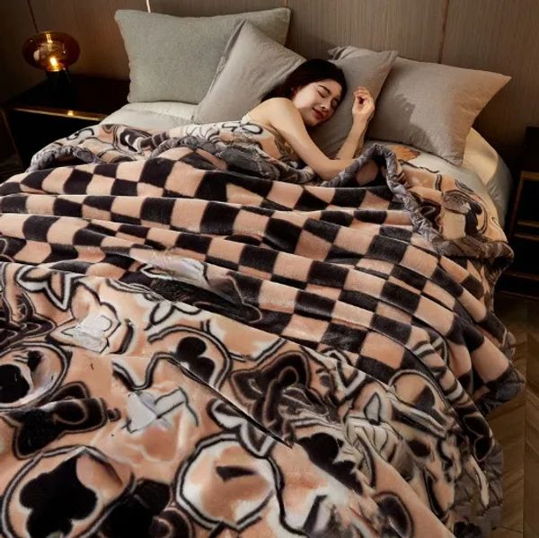 Fashion Winter Thickened Milk Bed Sheet Raschel Office Nap Blanket Coral Veet Single Blankets 63878, Multicolor
Fashion Winter Thickened Milk Bed Sheet Raschel Office Nap Blanket Coral Veet Single Blankets 63878, Multicolor
