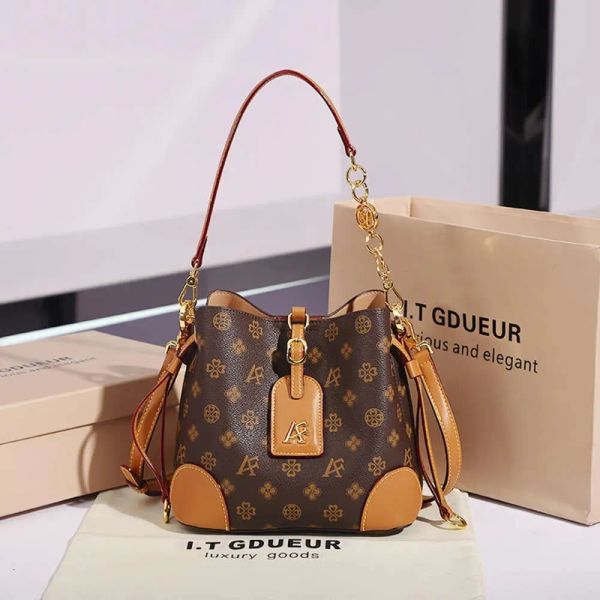luxurys designers NEONOE Bucket Shoulder Bags flower Purses Women Tote Brand Letter Genuine Leather Handbags vuttons crossbody bag, Brown
luxurys designers NEONOE Bucket Shoulder Bags flower Purses Women Tote Brand Letter Genuine Leather Handbags vuttons crossbody bag, Brown