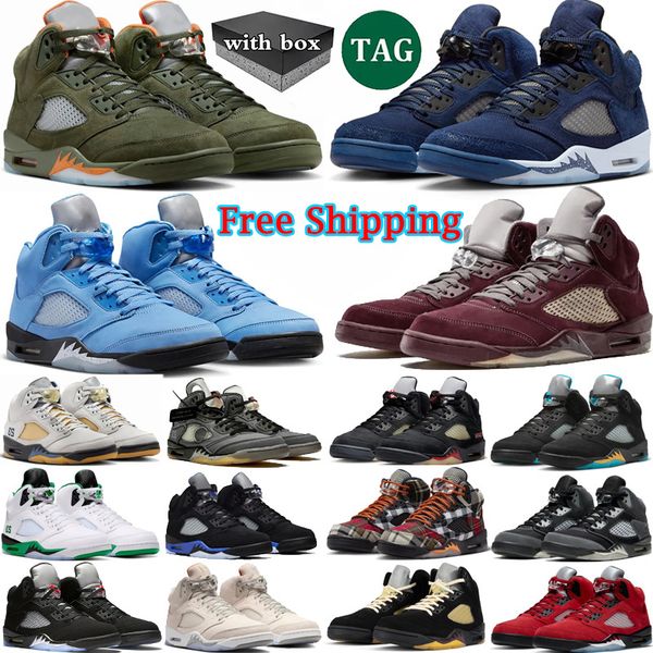 Free Shipping shoe with box 5 basketball shoes mens 5s olive Georgetown UNC University Blue Muslin Aqua Burgundy Racer Blue Green Fire Red sport trainers sneakers, Color 13
Free Shipping shoe with box 5 basketball shoes mens 5s olive Georgetown UNC University Blue Muslin Aqua Burgundy Racer Blue Green Fire Red sport trainers sneakers, Color 13