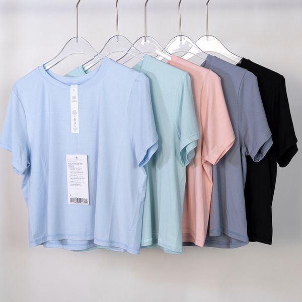 LL Yoga Casual Short Sleeve Shirts Loose Top Women Tops Relaxed Fit Cropped Top for Summer, Pink
LL Yoga Casual Short Sleeve Shirts Loose Top Women Tops Relaxed Fit Cropped Top for Summer, Pink
