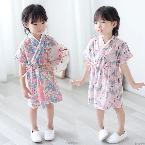 Girls Pajamas Childrens Simple Sleepwear Suits Little Japanesestyle Cotton Kimono Childrens Baby Thin Nightdress LC831 240325, Black
Girls Pajamas Childrens Simple Sleepwear Suits Little Japanesestyle Cotton Kimono Childrens Baby Thin Nightdress LC831 240325, Black