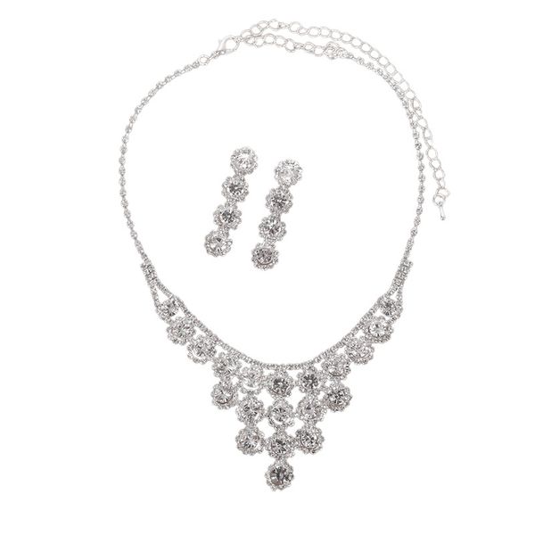 European and American Fashion Claw Chain Water Diamond Necklace Earring Set Dinner Dress Versatile Claw Chain Bridal Jewelry Set
European and American Fashion Claw Chain Water Diamond Necklace Earring Set Dinner Dress Versatile Claw Chain Bridal Jewelry Set