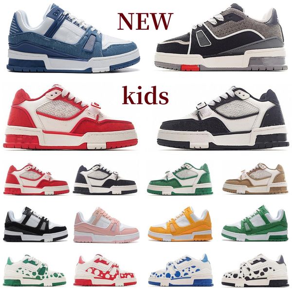 With Box Designer Kids Shoes for Boy Girl Children Sneakers Sports Mesh Shoe Low Cut Collaboration Fragments Military Grey Infant Toddler Trainers Hot Sale, Color#1
With Box Designer Kids Shoes for Boy Girl Children Sneakers Sports Mesh Shoe Low Cut Collaboration Fragments Military Grey Infant Toddler Trainers Hot Sale, Color#1