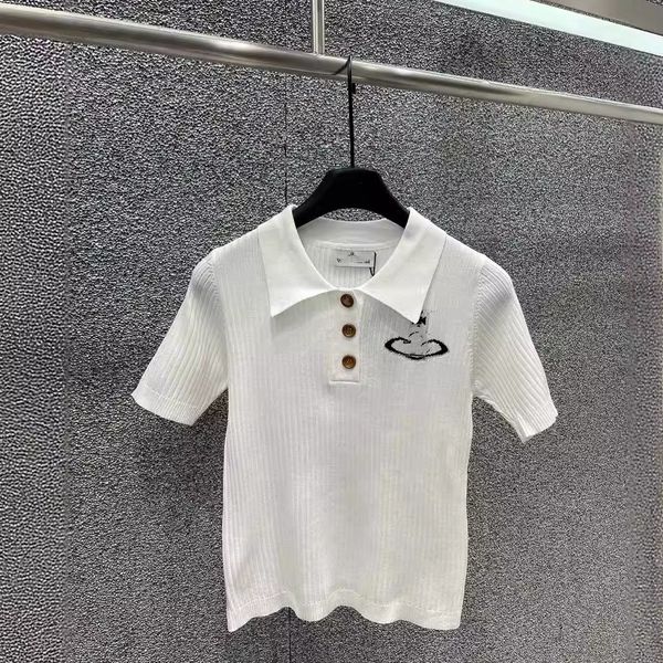 t shirt women POLO collar Vivienne embroidered Summer trendy Saturn embroidery lapel knit short sleeves westwoo logo Button design, Blue
t shirt women POLO collar Vivienne embroidered Summer trendy Saturn embroidery lapel knit short sleeves westwoo logo Button design, Blue