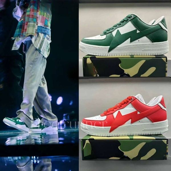 

Fashion Top Designer Chinese Japan Korean Shoes Style Casual Red Sta Men Women White Trainer Sports Sneakers Size mens loafers At a loss, Color 34