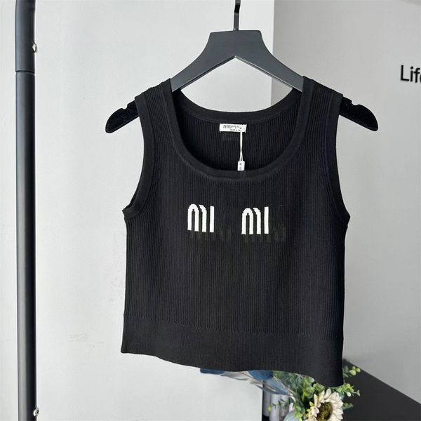 MIUI designer tank tops women Summer New Fashion Jacquard Letter Temperament Slim Fit Knitted Tank Top Series for Women vest skirt, Black
MIUI designer tank tops women Summer New Fashion Jacquard Letter Temperament Slim Fit Knitted Tank Top Series for Women vest skirt, Black