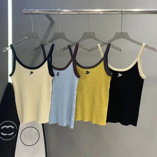 Summer designer top Courre Womens Tanktop Camis Candy Color Sexy Sleeveless Top Vest Classic knitted inner layer, Black
Summer designer top Courre Womens Tanktop Camis Candy Color Sexy Sleeveless Top Vest Classic knitted inner layer, Black